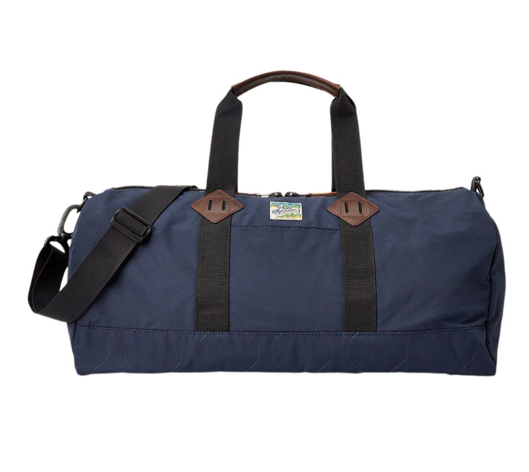 ラルフローレン ナイロン　ボストンバッグ　ネイビー