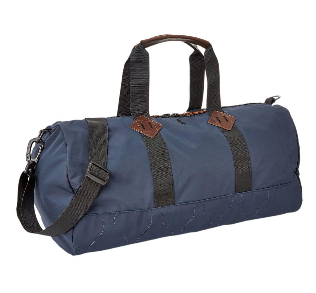 ラルフローレン ナイロン　ボストンバッグ　ネイビー