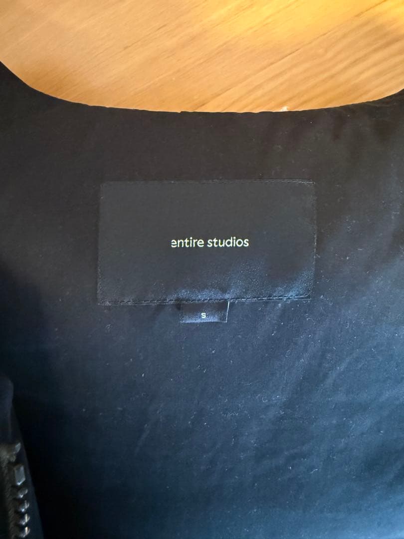 entire studio PILLOWVEST ダウンベスト S