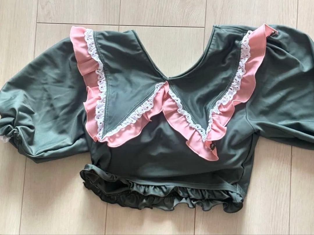 C*S様 あさぎーにょ⭐︎フリル付きセパレート水着⭐︎オリーブグリーン