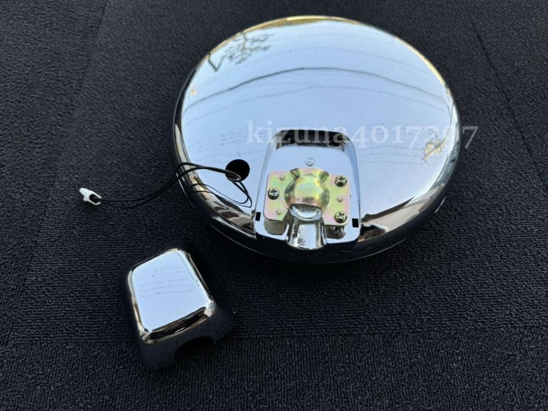 クオン ビッグサム コンドル ヒーター付メッキ アンダーミラー 丸型 270mm