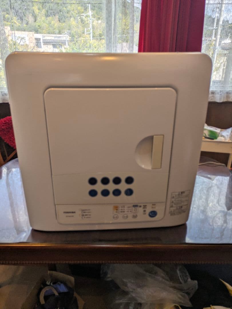 TOSHIBA 電気式乾燥機 コンパクト