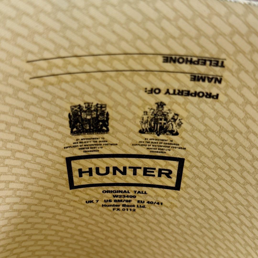 人気♡HUNTER ハンター オリジナル トール レイン ブーツ 26cm
