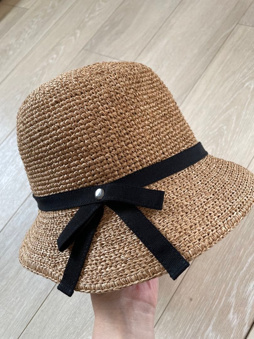 CA4LA カシラ　たためる帽子クルット　麦わら帽子　ペーパー