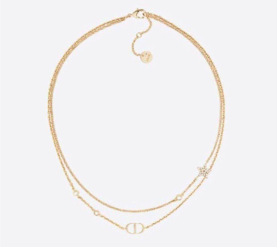 Dior ディオール ゴールドメッキ 2連ネックレス DIOR✩