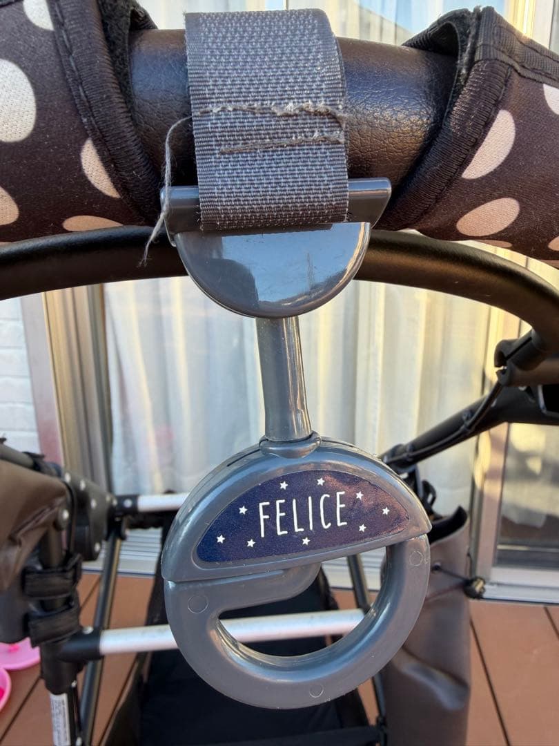 mykoAir Buggy ペットカート フレームブレーキ付き 合皮レザー