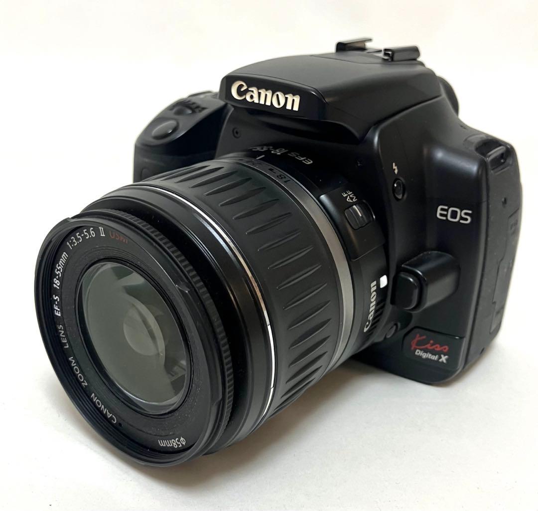動作保証 送料無料 Canon EOS Kiss デジタルX ダブルズームキット