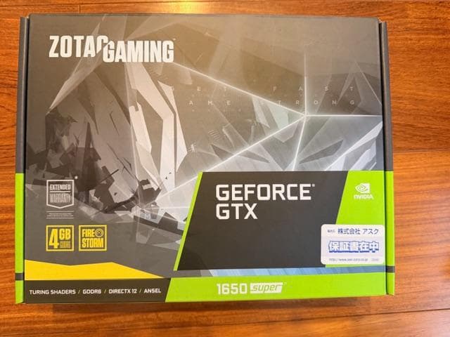 げん様用　ZOTAC GeForce GTX 1650 SUPER 4GB