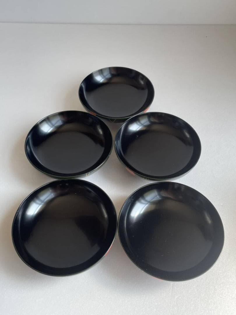 ②輪島塗 吸物椀 五客 木箱付 漆器 50 お椀