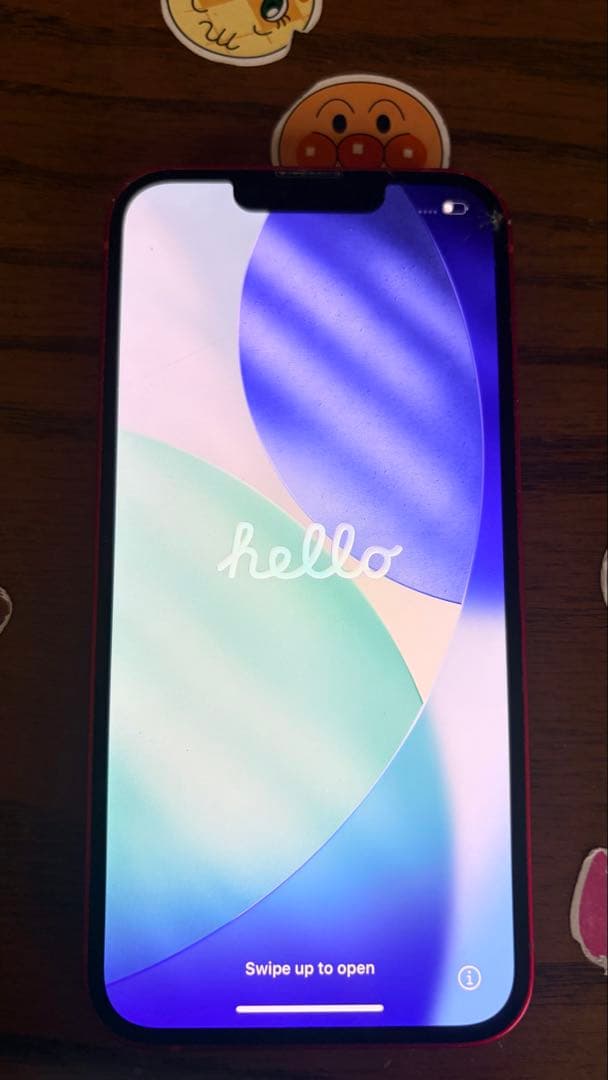 Apple iPhone 13 (赤) 本体　画面ヒビあり　ジャンク品