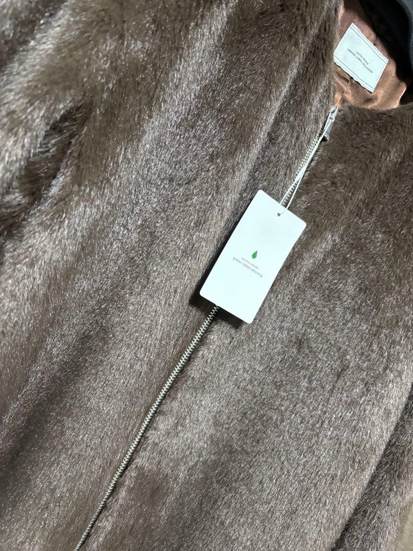 専用‼︎ green label relaxing フェイクファー ノーカラー