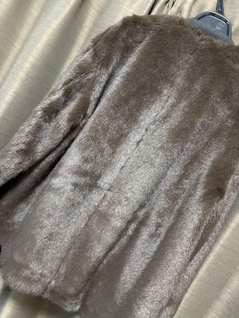 専用‼︎ green label relaxing フェイクファー ノーカラー