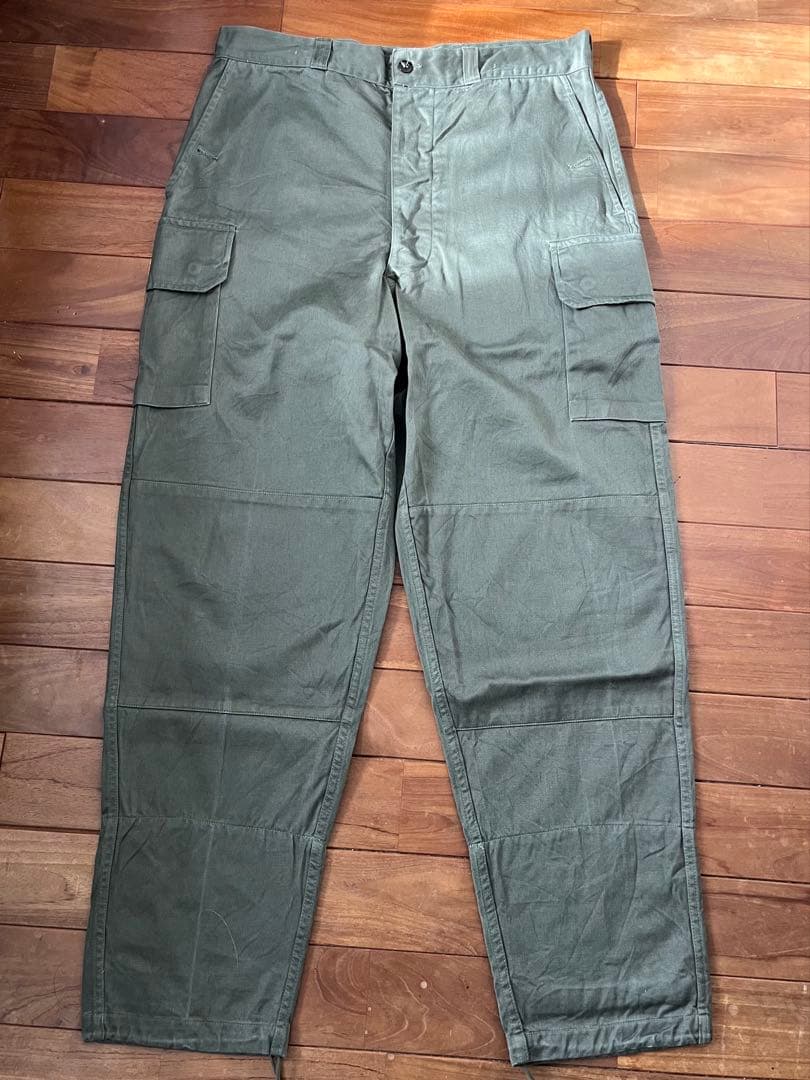 60s 70s 実物 フランス軍 M-64 FIELD TROUSERS