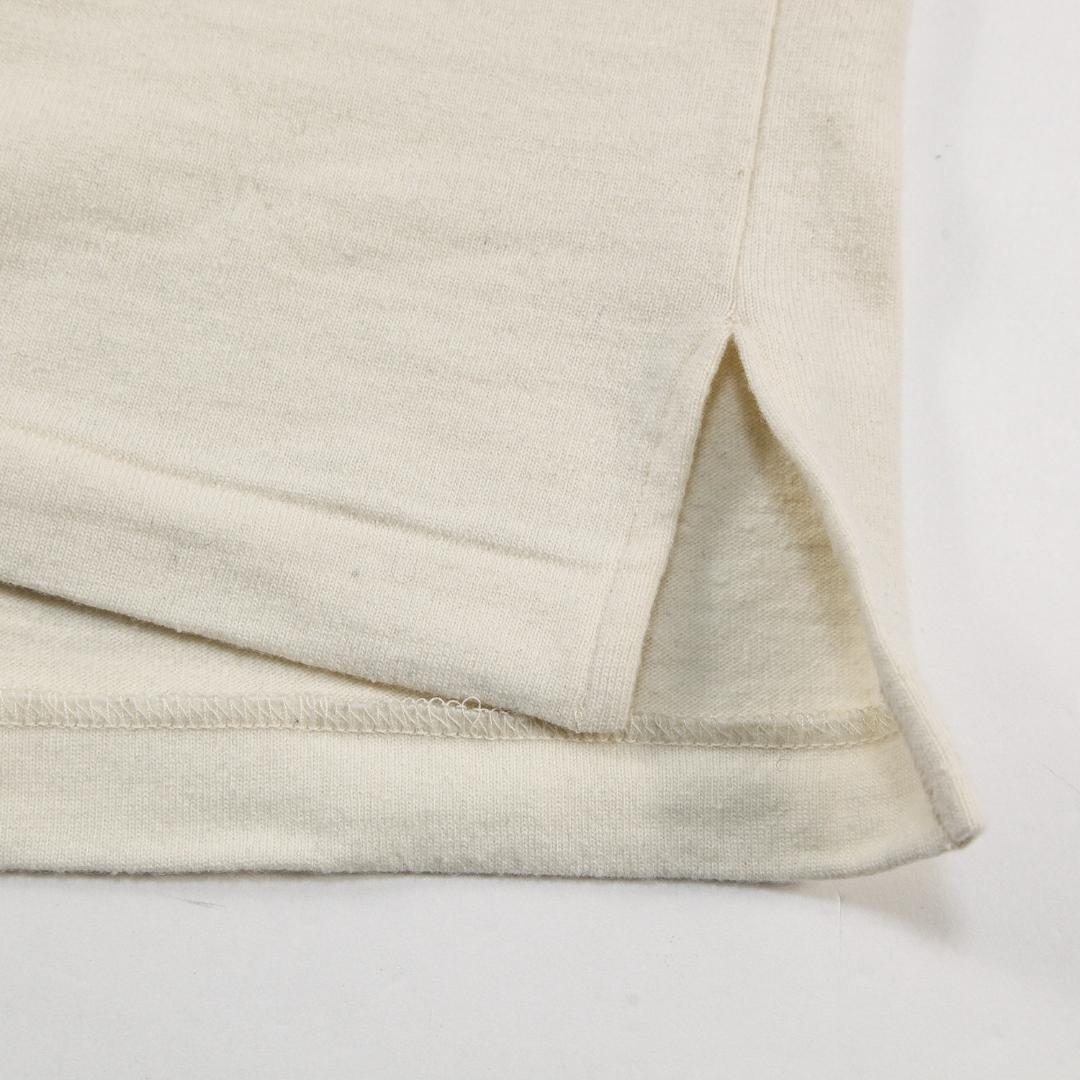 COMOLI 22AW ウール ラグビーシャツ W03-05012 3 ECRU