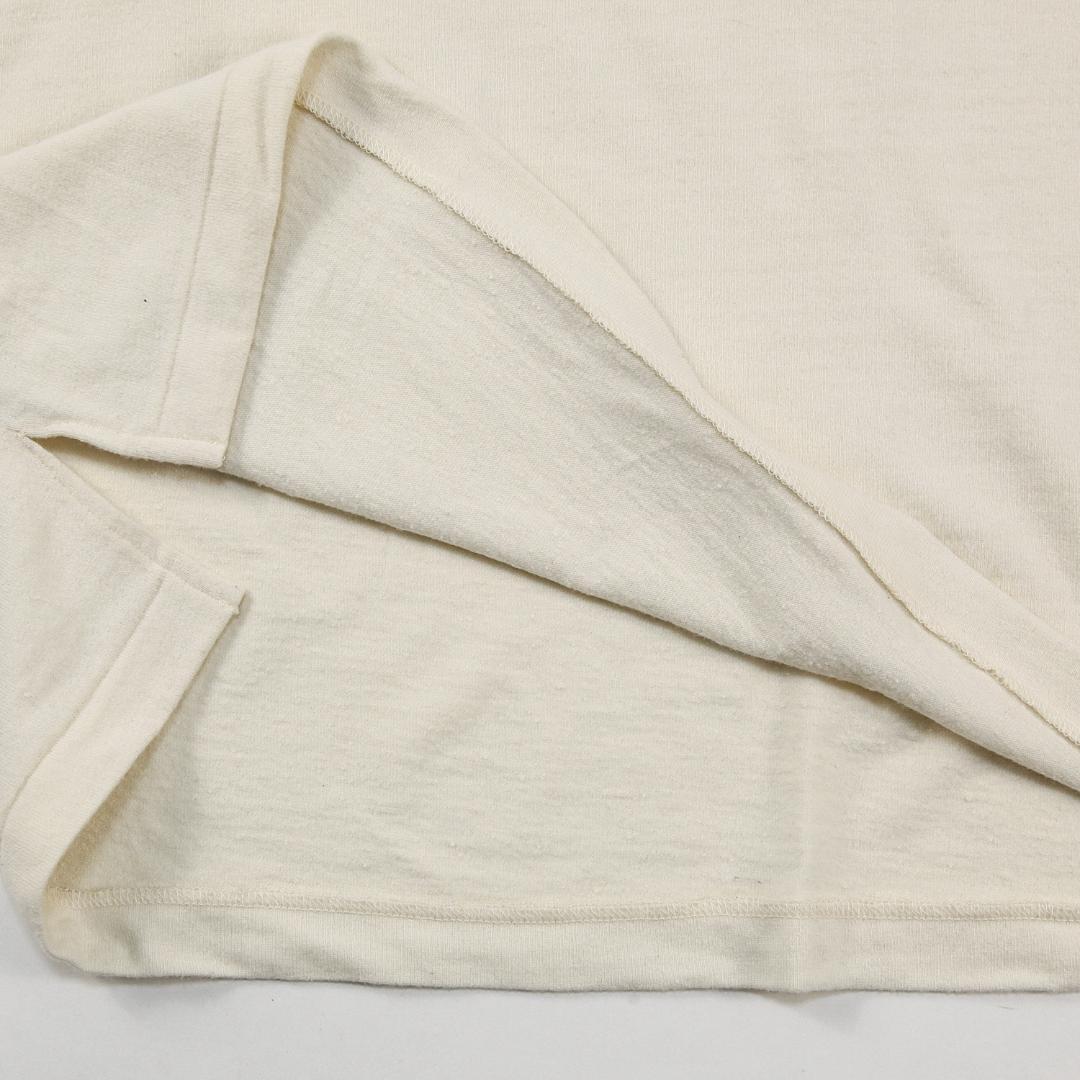 COMOLI 22AW ウール ラグビーシャツ W03-05012 3 ECRU