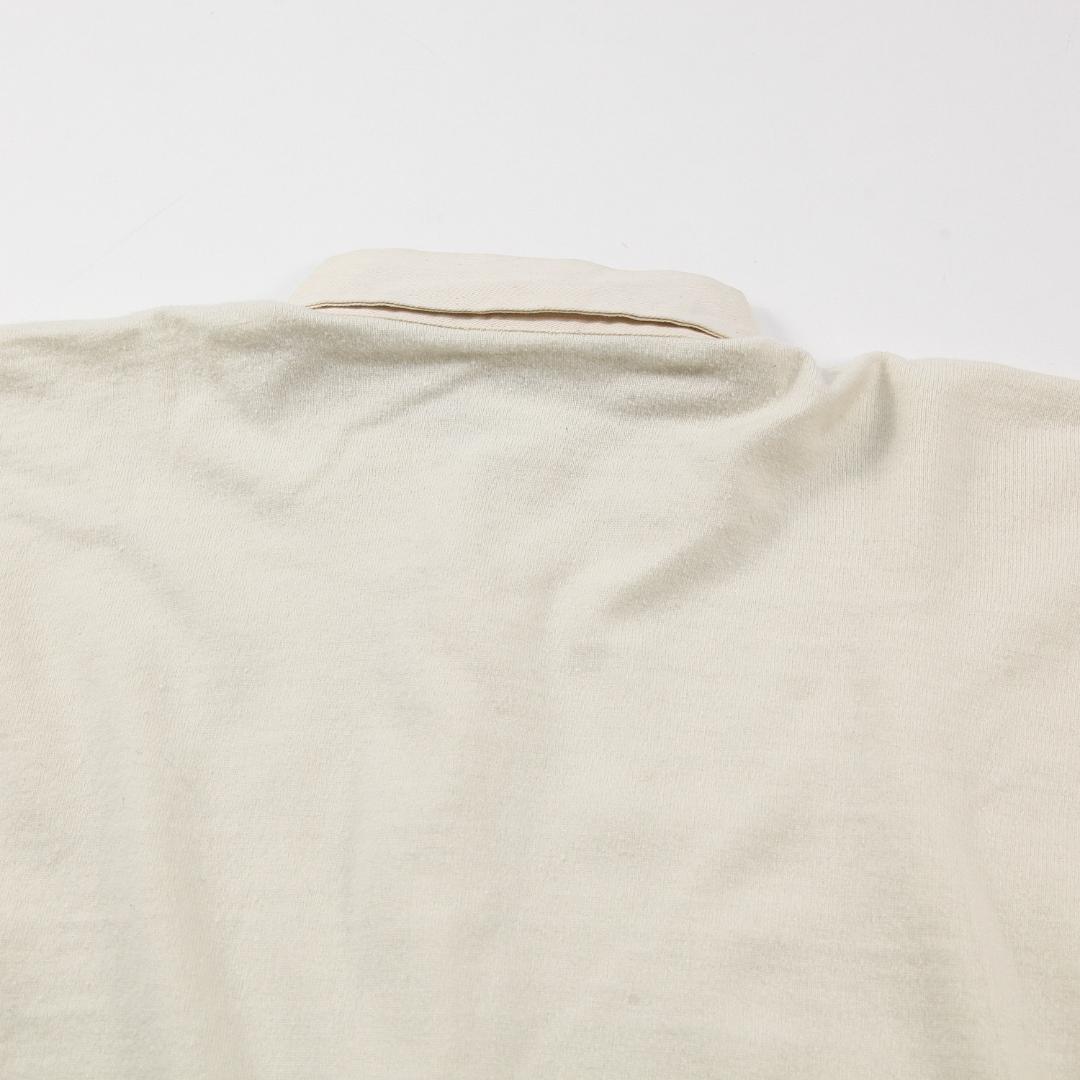 COMOLI 22AW ウール ラグビーシャツ W03-05012 3 ECRU