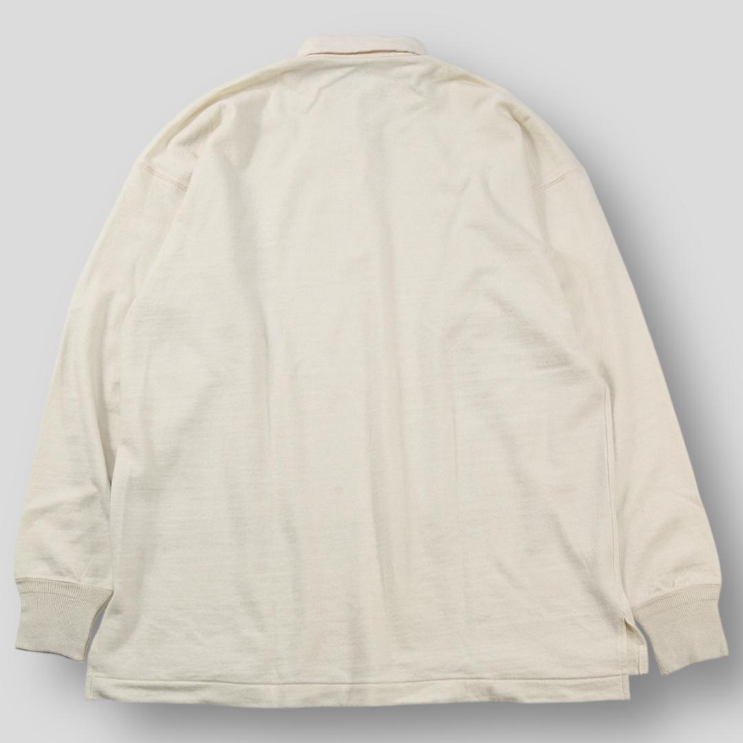 COMOLI 22AW ウール ラグビーシャツ W03-05012 3 ECRU