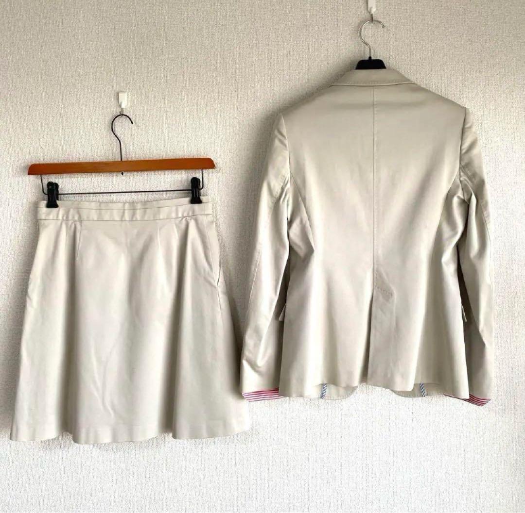 ポールスミス ブラックレーベル スカートスーツ 上40下42 W72 DMW