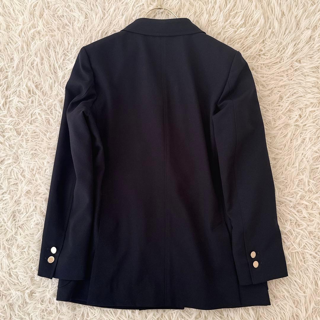 極美品✨現行 マッキントッシュフィロソフィー 紺ブレ ダブル 金ボタン ロゴ刻印