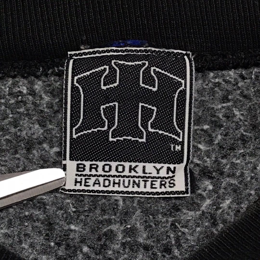 90s BROOKLYN HEADHUNTERS ビンテージスウェットトレーナー