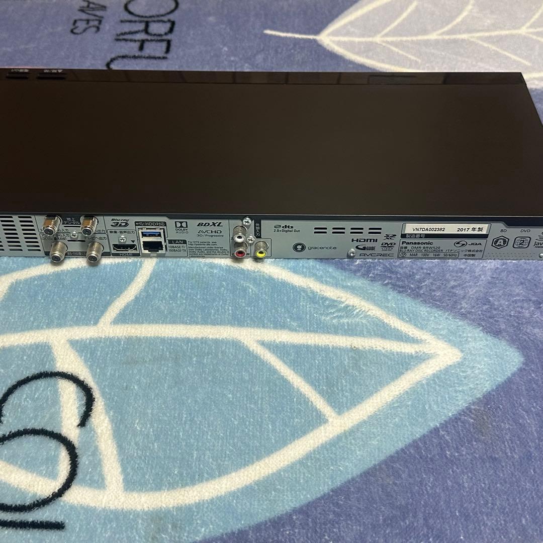 Panasonic DMR-BRW520 ブルーレイレコーダー 2017年製