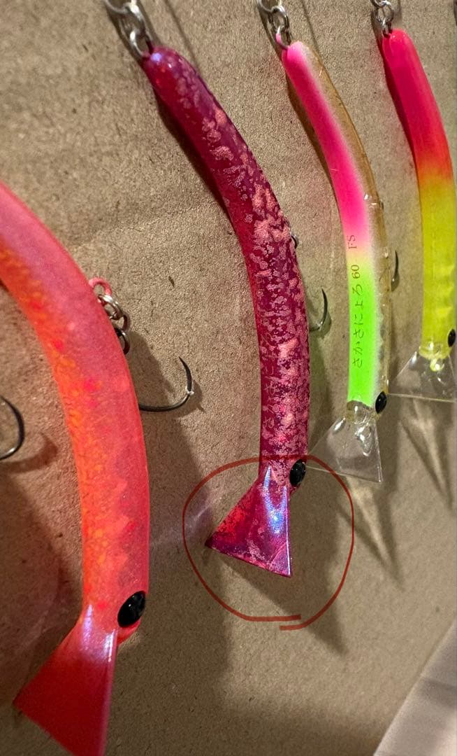 さかさにょろ60 オリカラ　セット