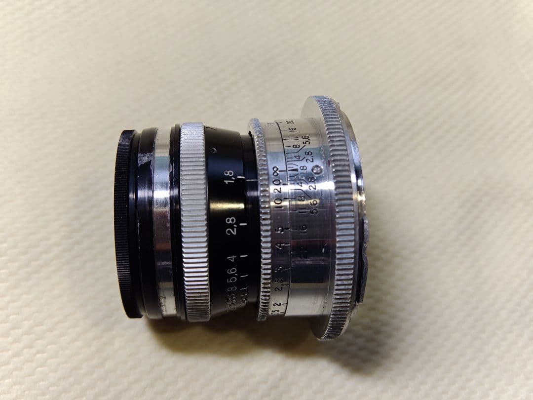 Kern Aarau Switar 50mm f1.8 フード マウントアダプタ