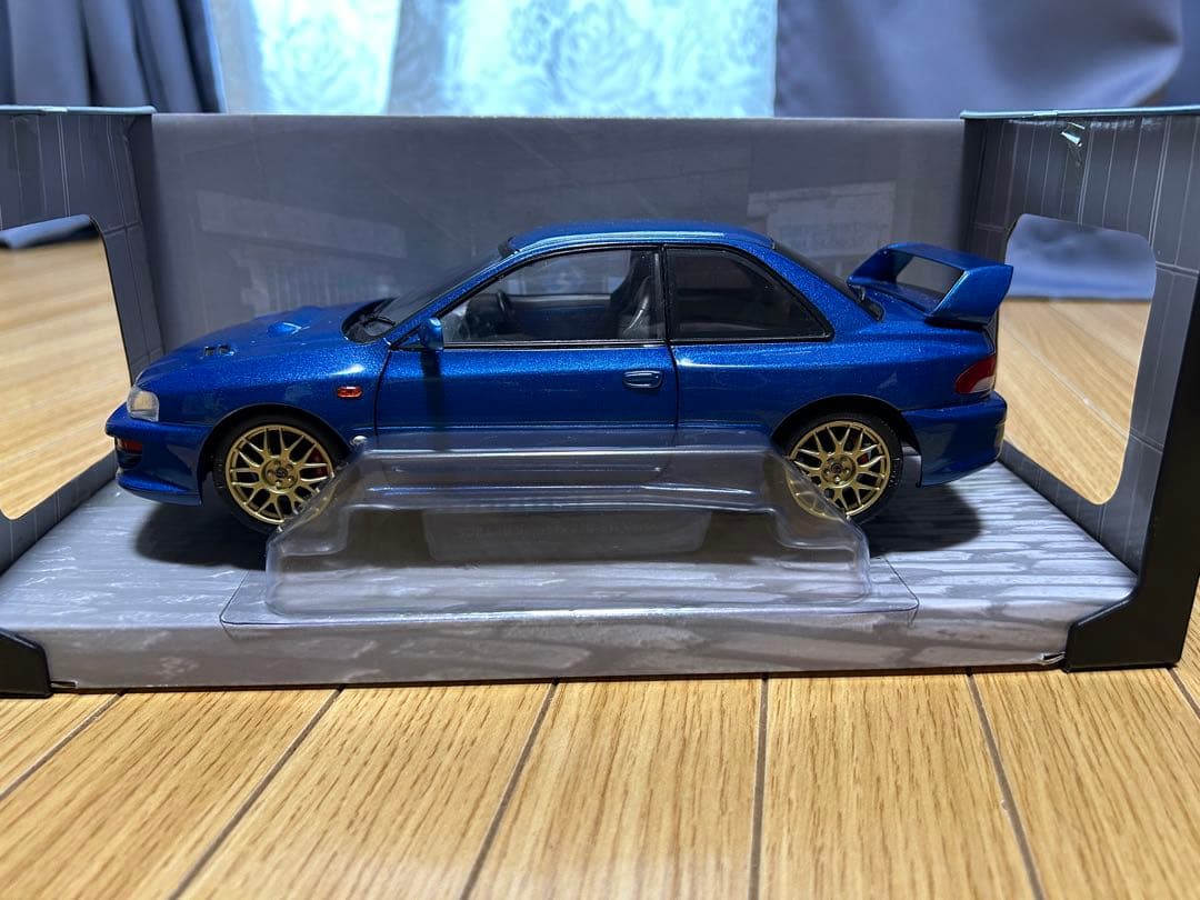 京商 SOLIDO 1/18 スバル インプレッサ 22B 美品