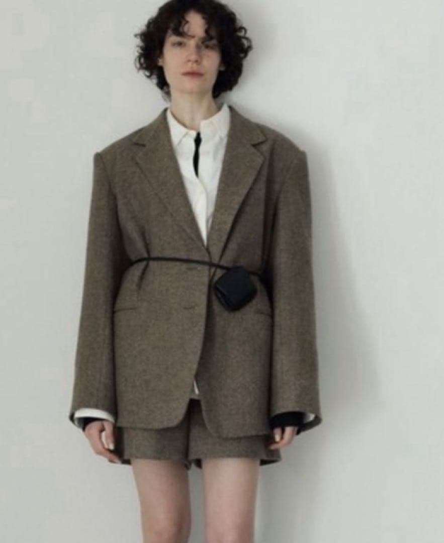 【新品】anuke エコレザーウエストポーチ　黒　アンヌーク