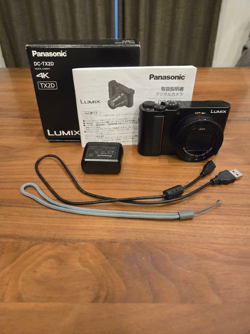 Panasonic Lumix DC-TX2D 4Kコンパクトデジタルカメラ