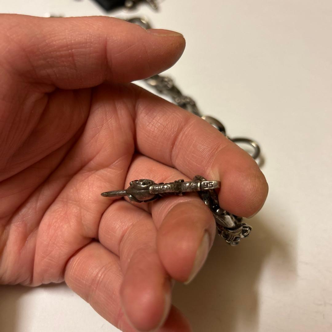 専用　ウォレットチェーン　シルバー950 クロムハーツハートダガー　カスタム