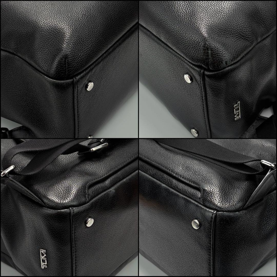 完売品　TUMI　ジェマ　リュック　バックパック　オールレザー　ブラック　A4◎