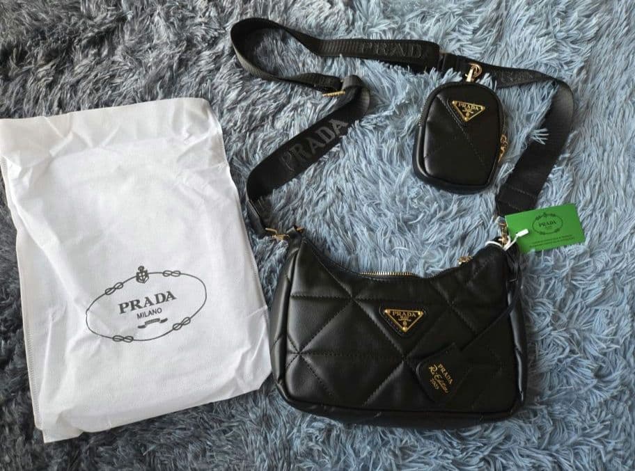 PRADA プラダ ノベルティ 2way キルティング チェーンバッグ