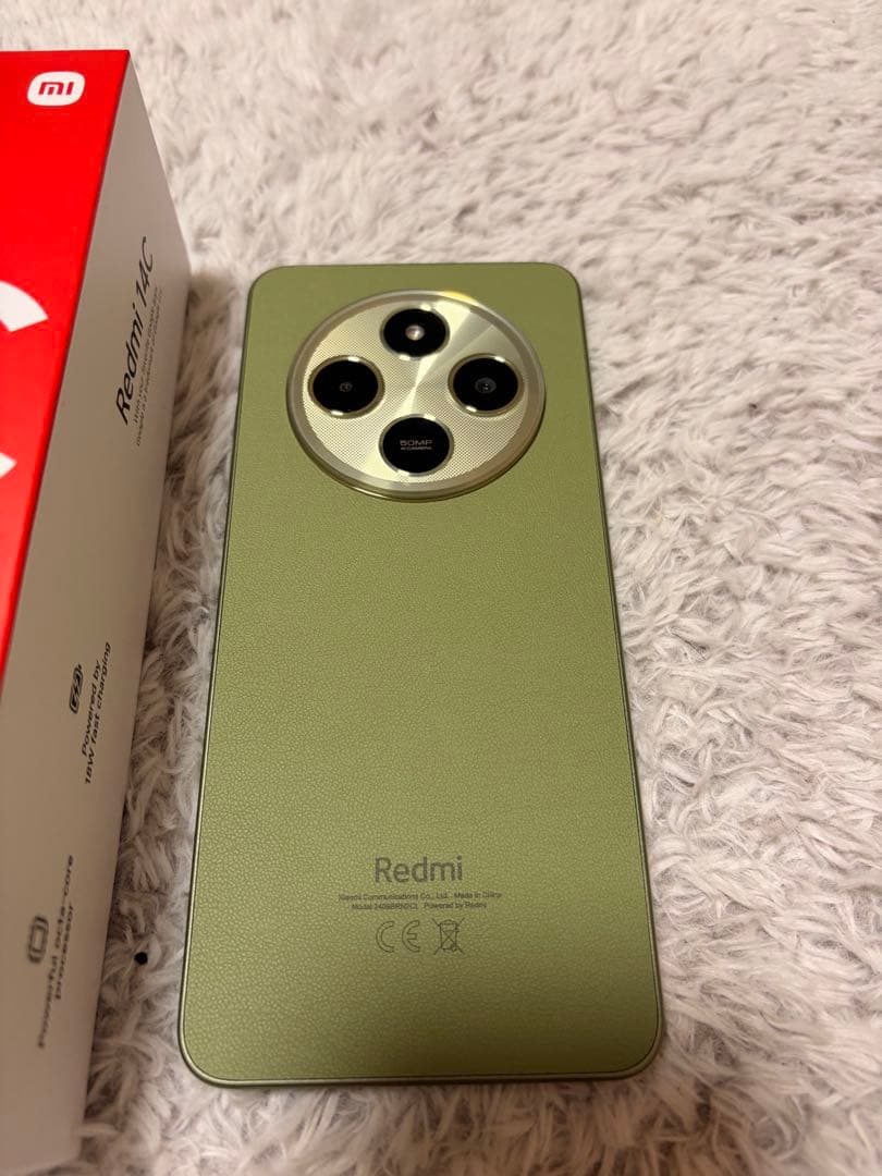 スマートフォン本体 Redmi 14C 16GB RAM 256GBROM Sage Green