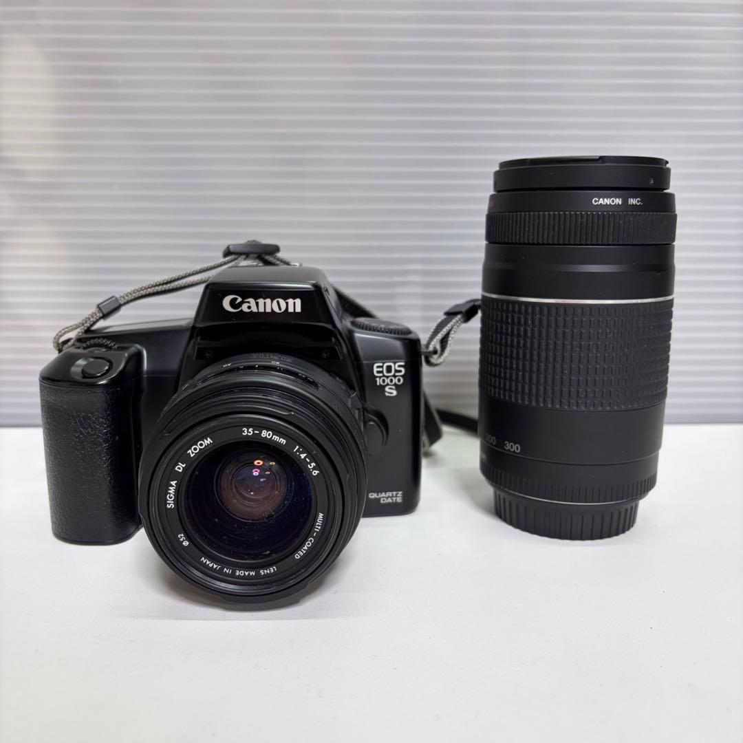 Canon EOS 1000S SIGMA 望遠レンズ付き ジャンク品