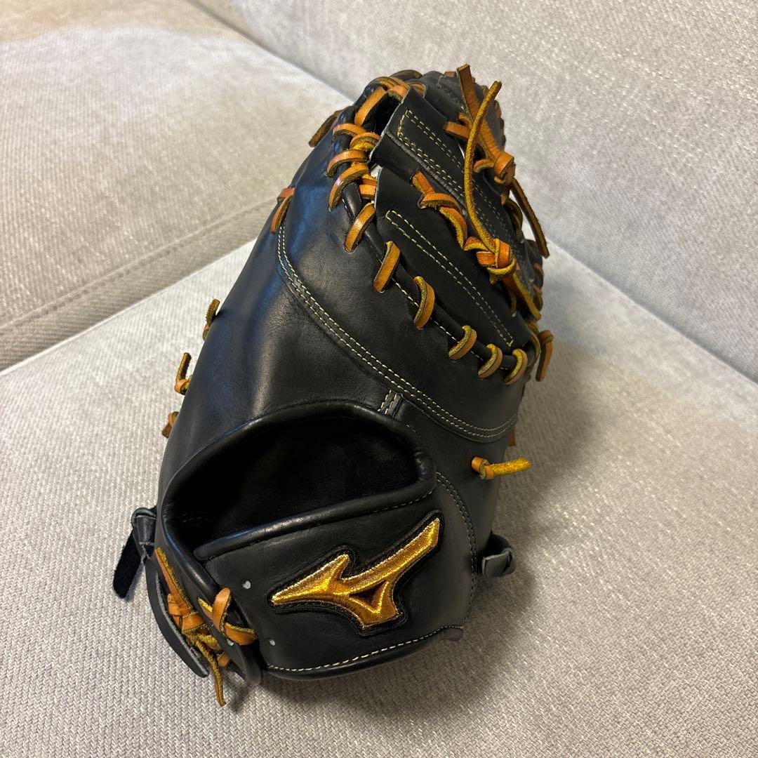 超オススメ！野球ミズノプロ硬式用ファーストミット　グラブ袋付き