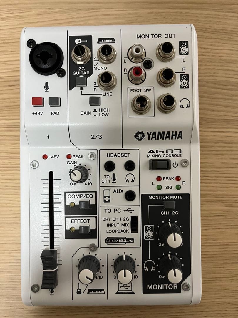 YAMAHA AG03 ミキシングコンソール　USB3カメラアダプタ付き