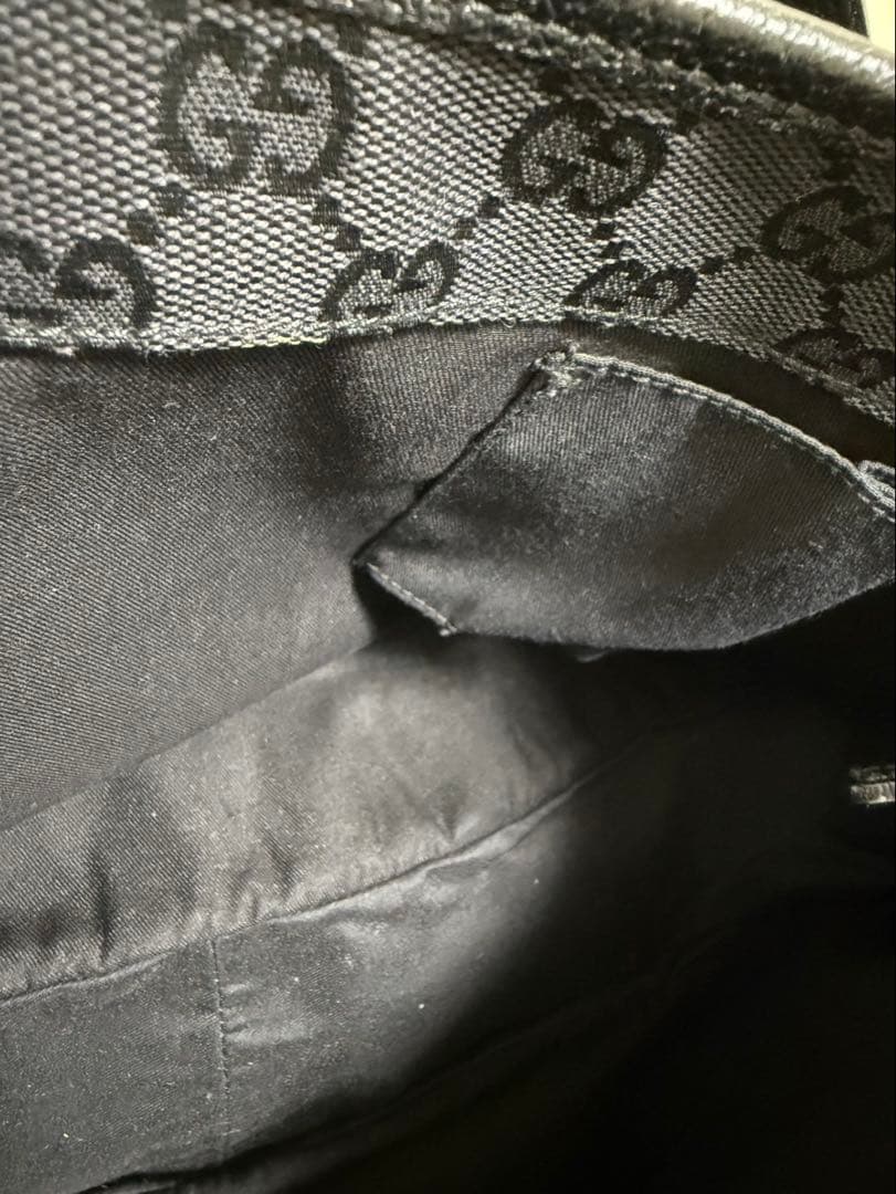 グッチ GUCCI ロゴ トートバッグ アビー トートバッグ レザー ブラック