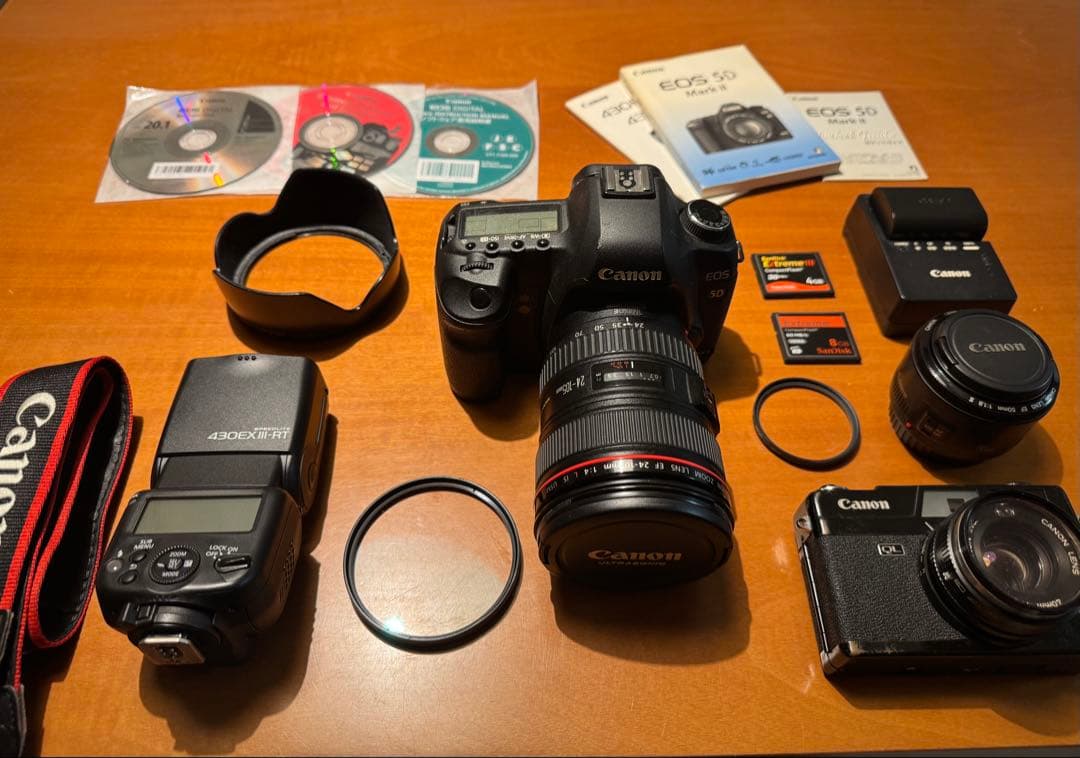 Canon 5D MarkⅡ EF 24-105 f4.0 L isレンズセット