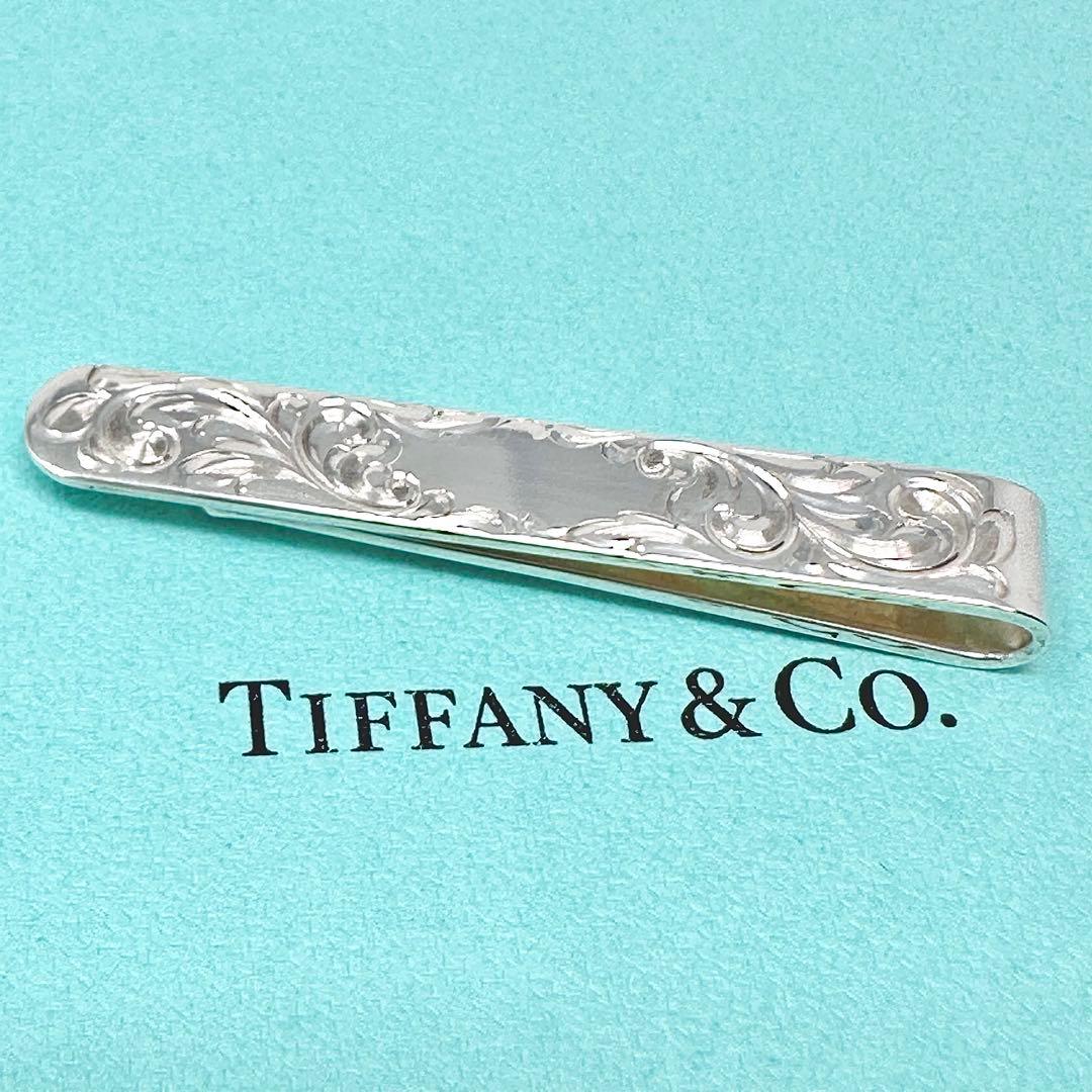 希少　Tiffany リーフ　シルバー　ネクタイピン　タイピン　Ag925