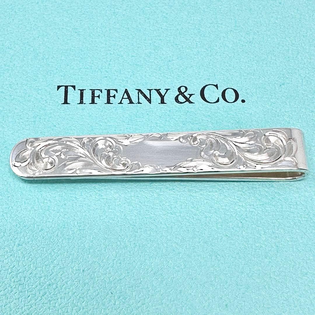 希少　Tiffany リーフ　シルバー　ネクタイピン　タイピン　Ag925