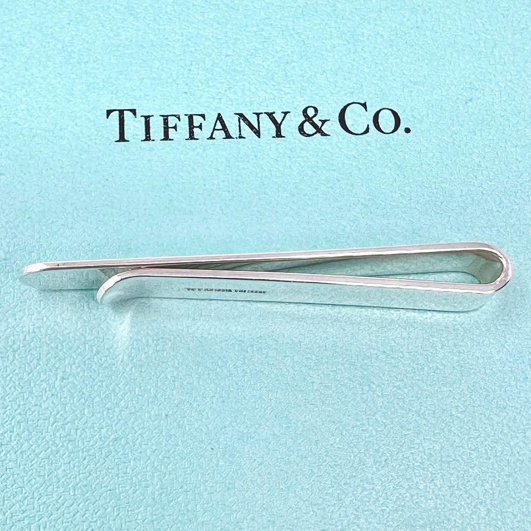希少　Tiffany リーフ　シルバー　ネクタイピン　タイピン　Ag925