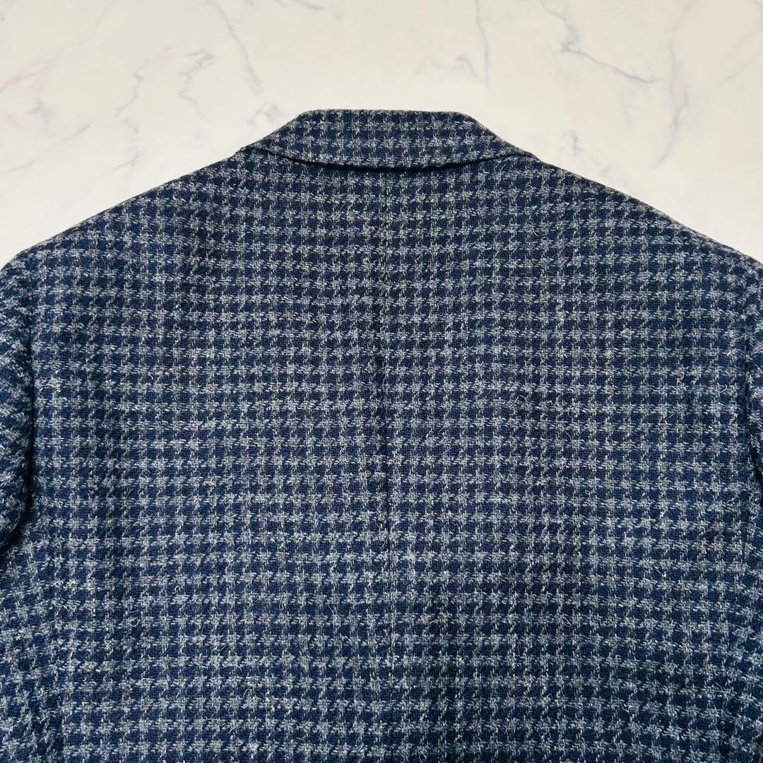【美品】BEAMS F CAMPORE ハウンドトゥース ツイードジャケット　L
