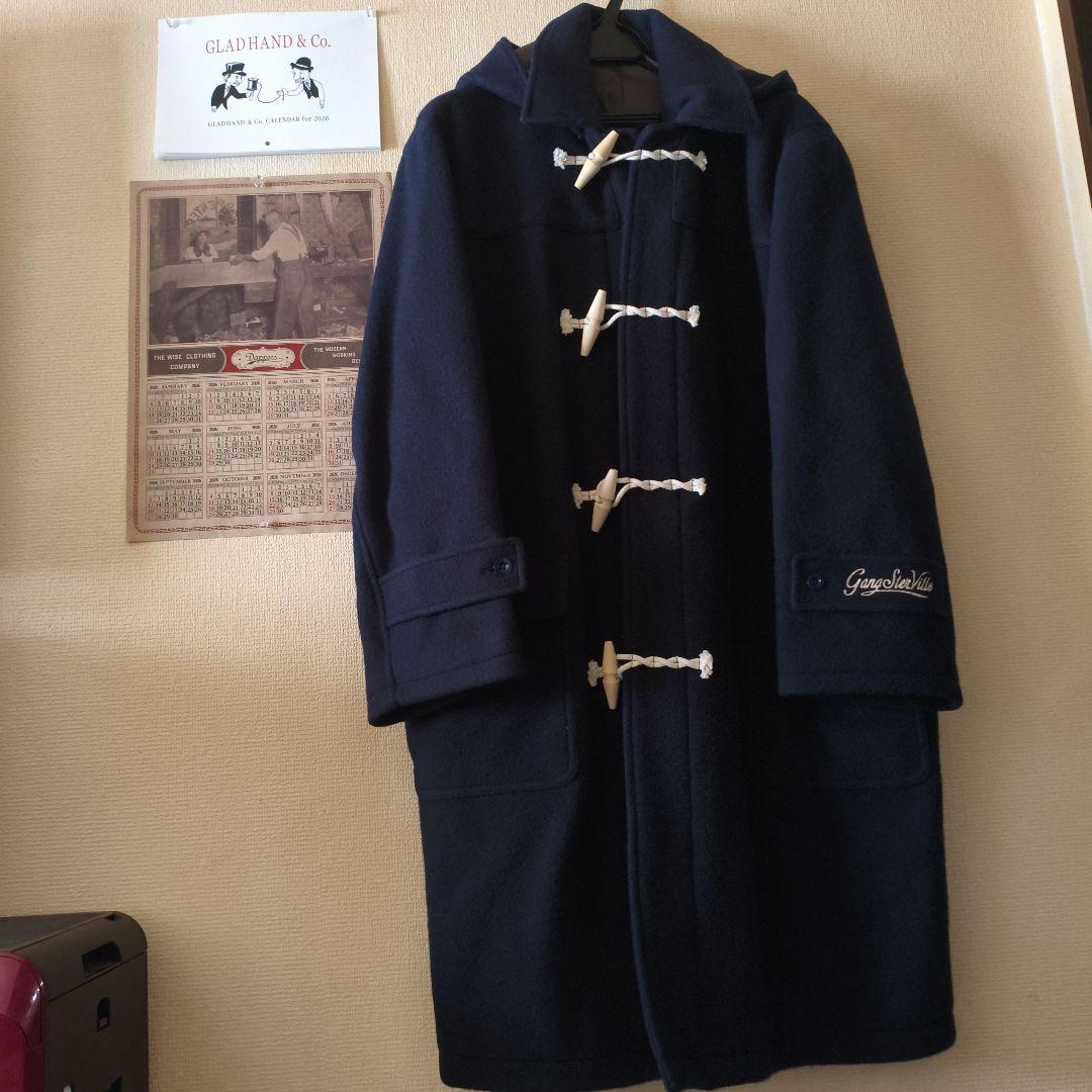 【新品】GLAD HAND　GangSterVille ダッフルコート ネイビー