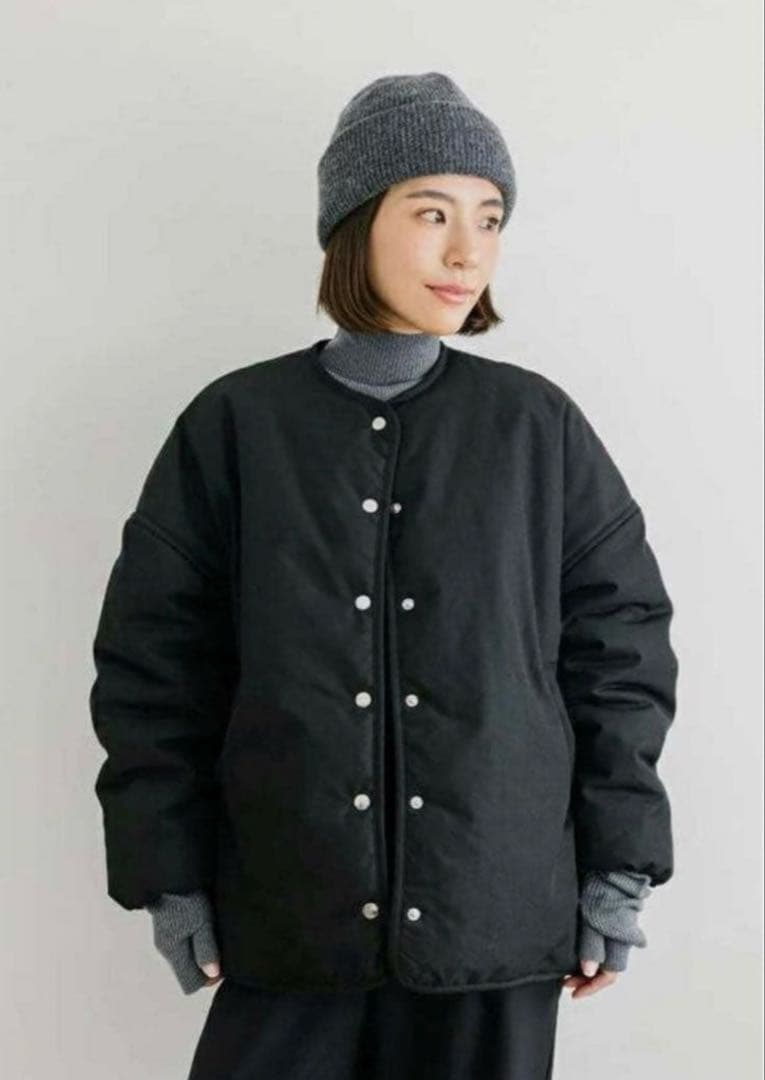 CAVEZA ROSSO テントブルゾン ネイビー