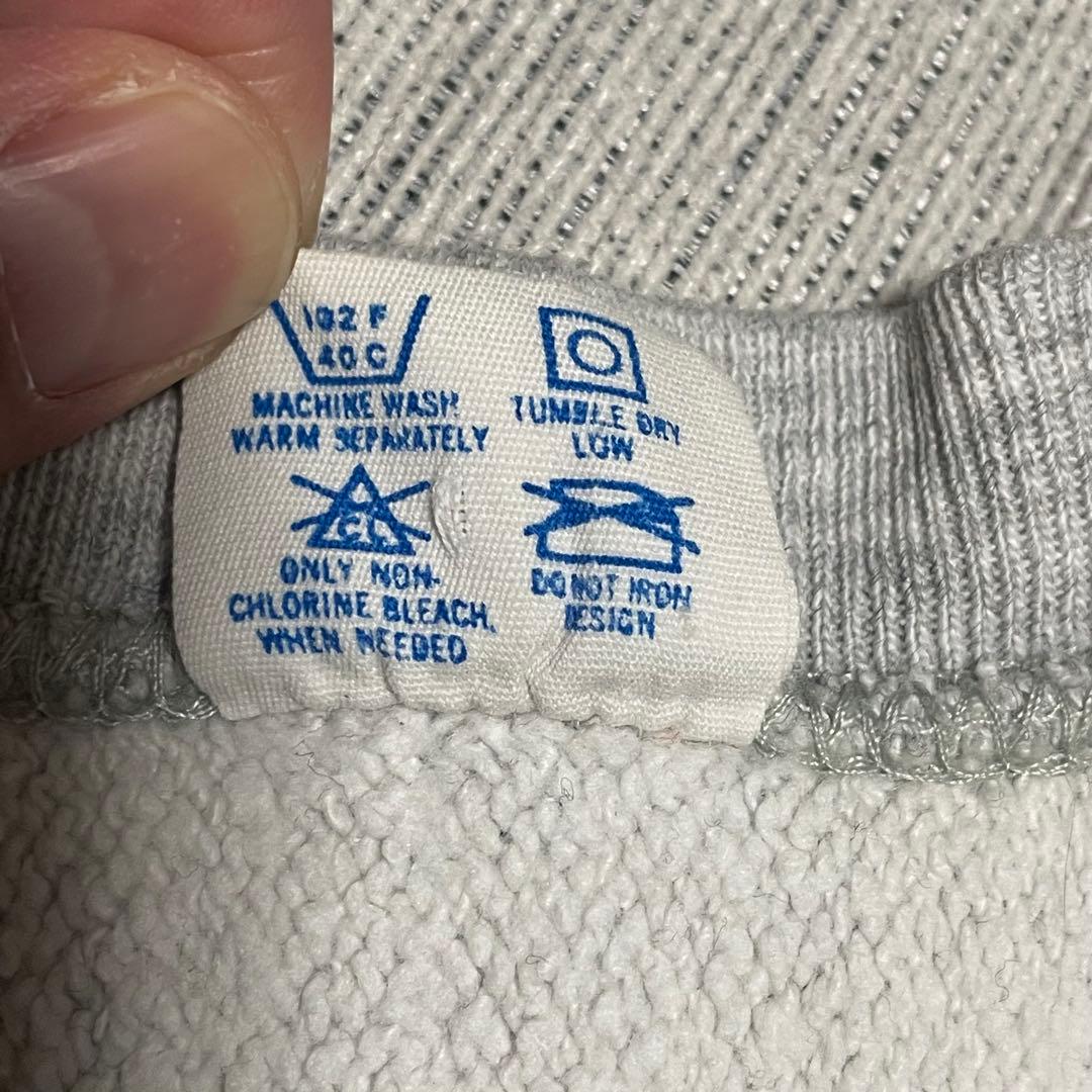 80s チャンピオン　リバースウィーブ　三段プリント　XL