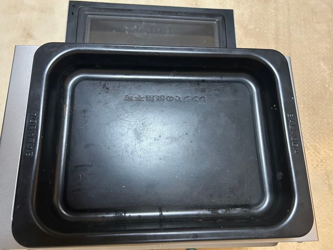 BALMUDAオーブンレンジ　K04A-SU ステンレス