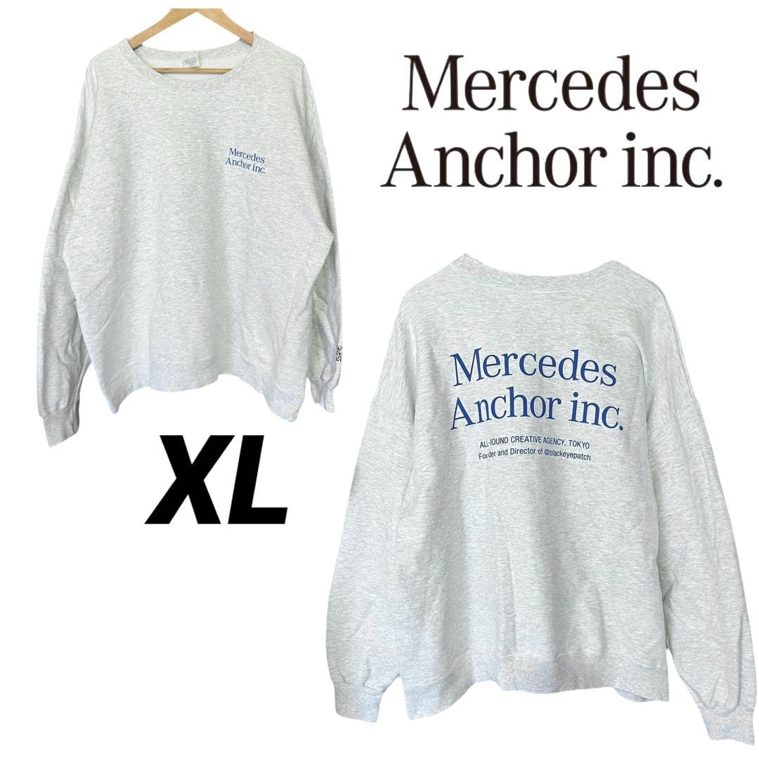 メルセデスアンカーインク スウェット　トレーナー グレー　XL
