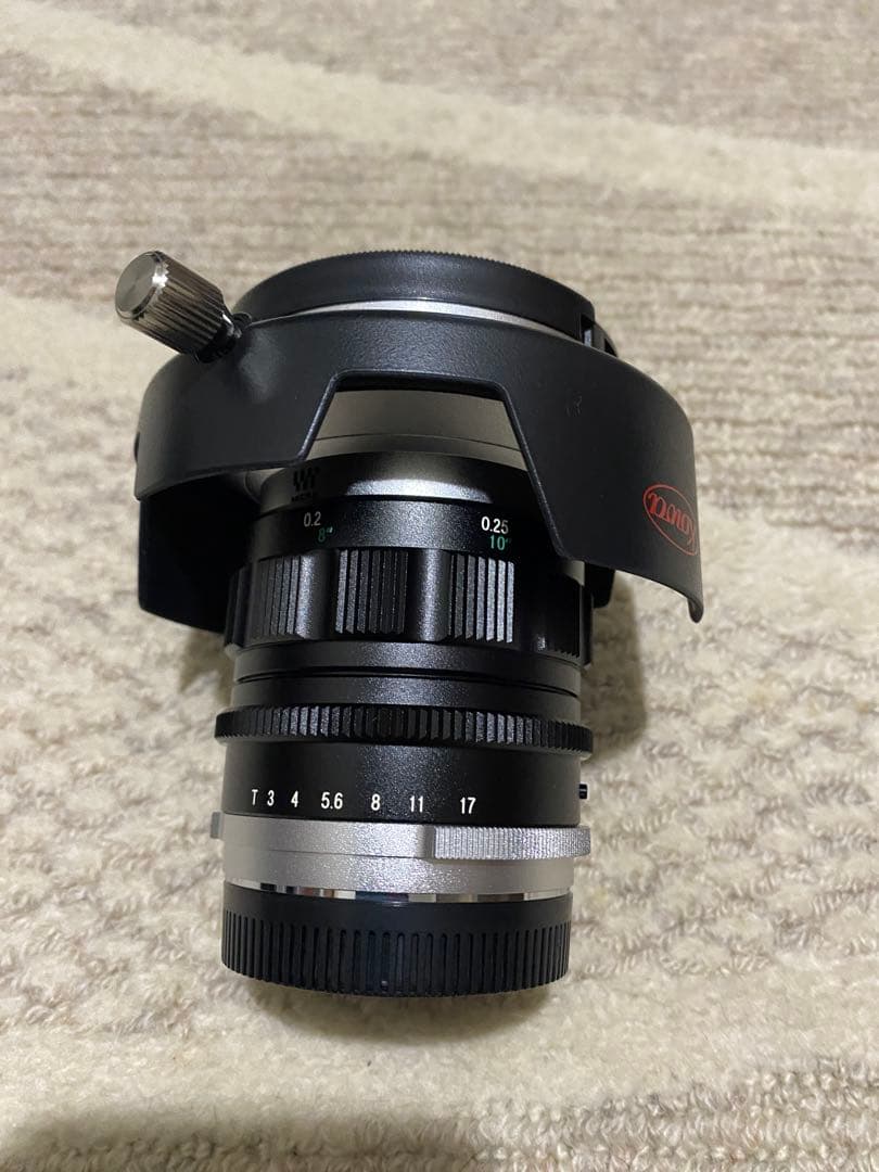 【新品レア　未使用　日本製】8.5mmF2.8 超広角マニュアルレンズ　シルバー