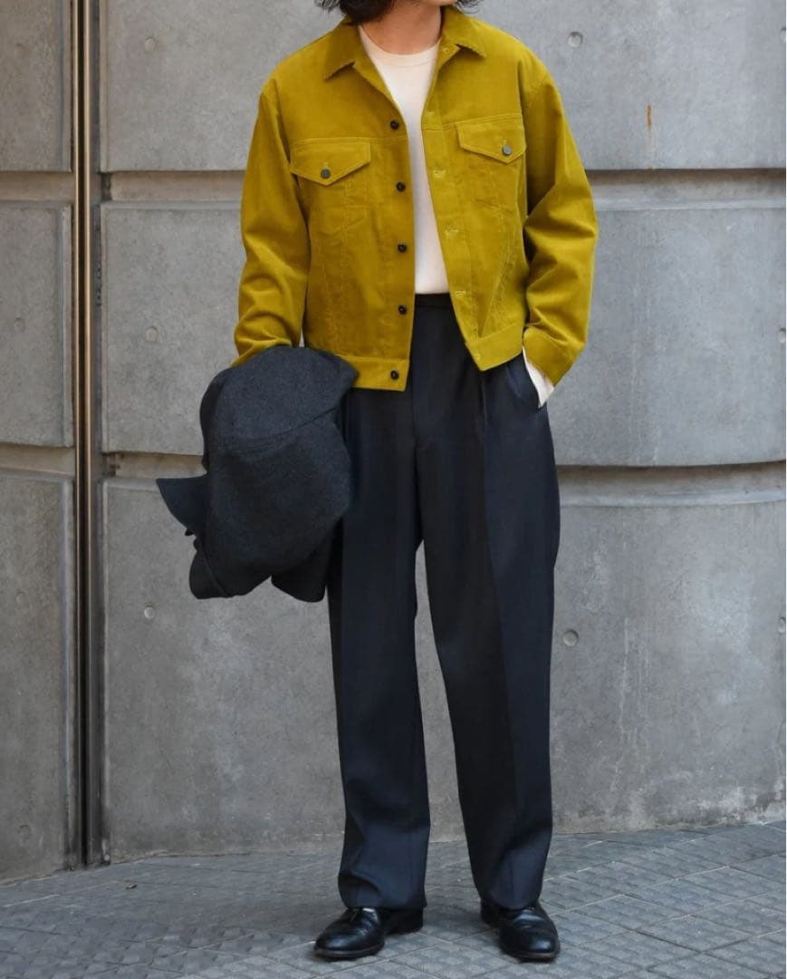 パンツ NEAT Back Satin Gabardine Srousers Gray